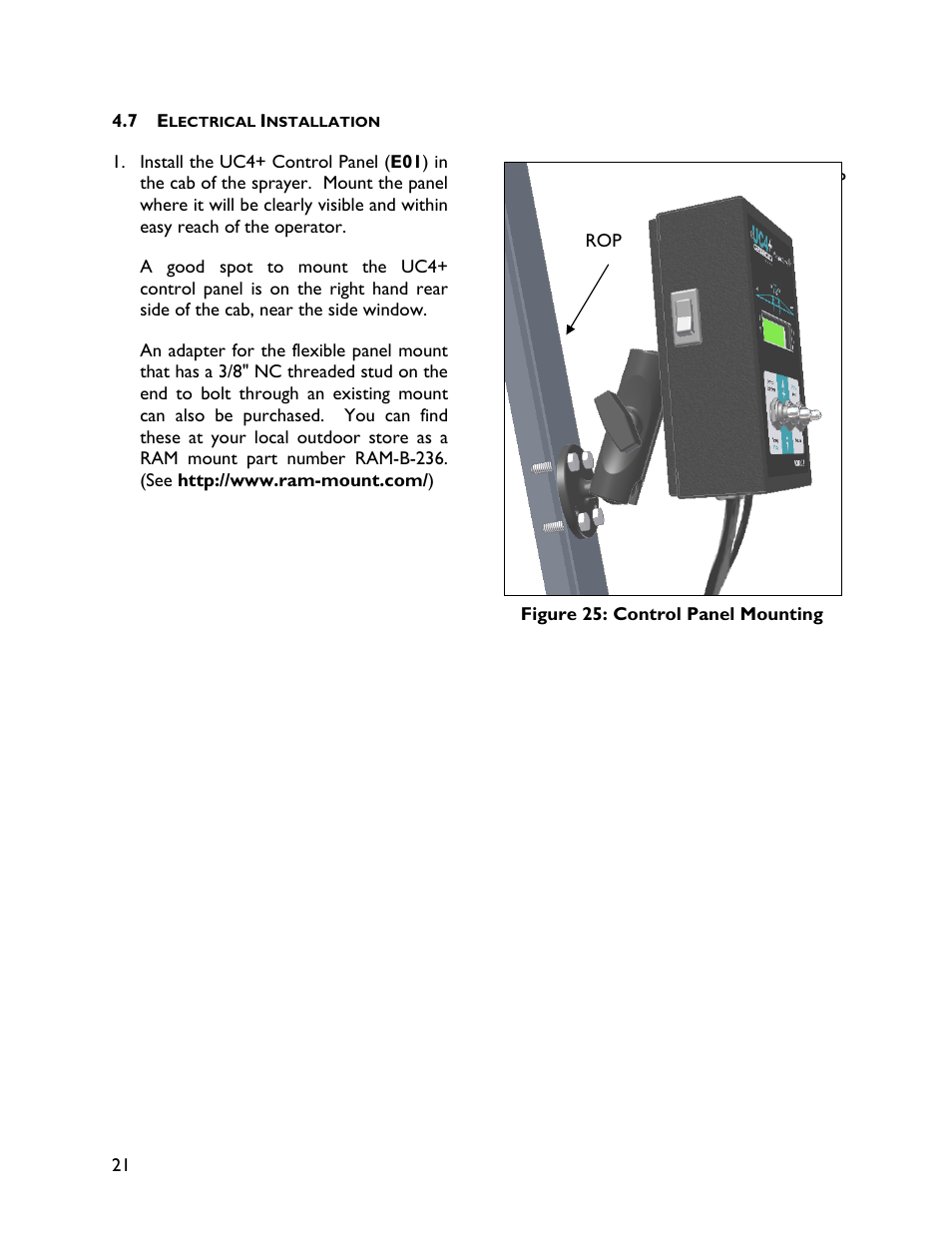 7 electrical installation | NORAC UC4+BC+AP3 User Manual | Page 24 / 38