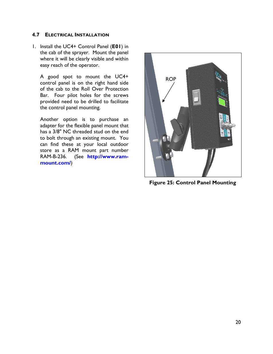 7 electrical installation | NORAC UC4+BC+CS2 User Manual | Page 23 / 35