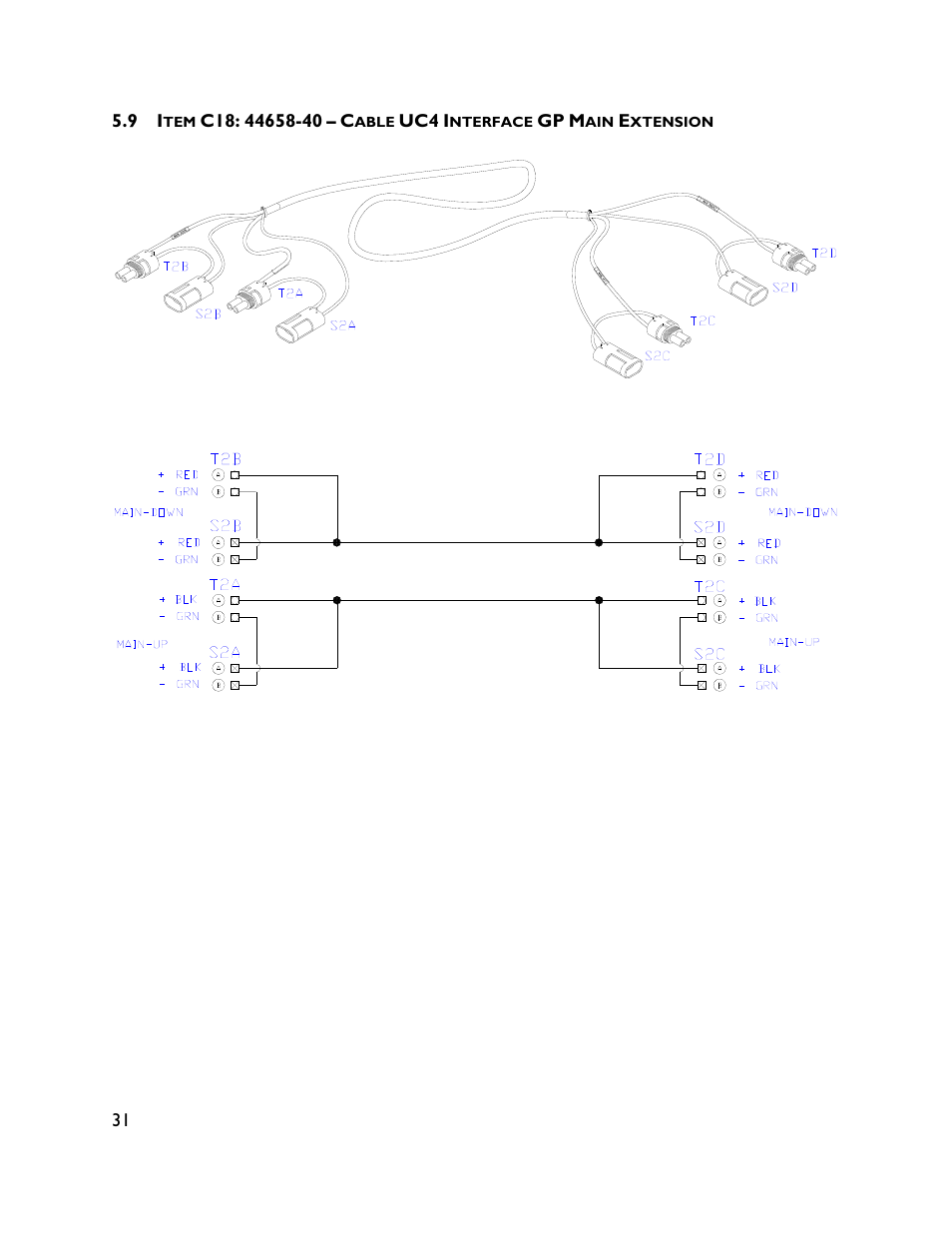 9 item c18: 44658-40 | NORAC UC4+BC+CS2 User Manual | Page 34 / 35