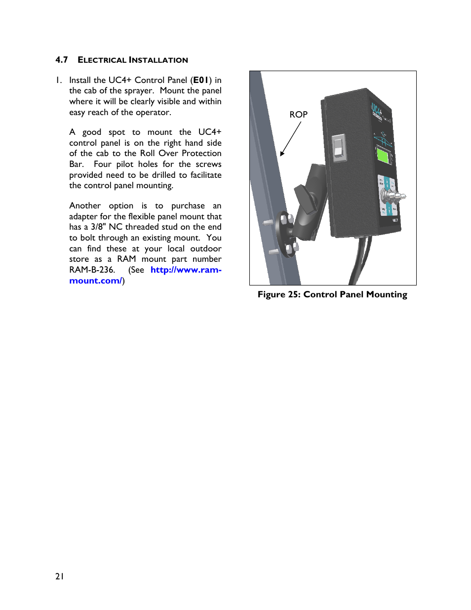 7 electrical installation | NORAC UC4+BC+CS3 User Manual | Page 24 / 38