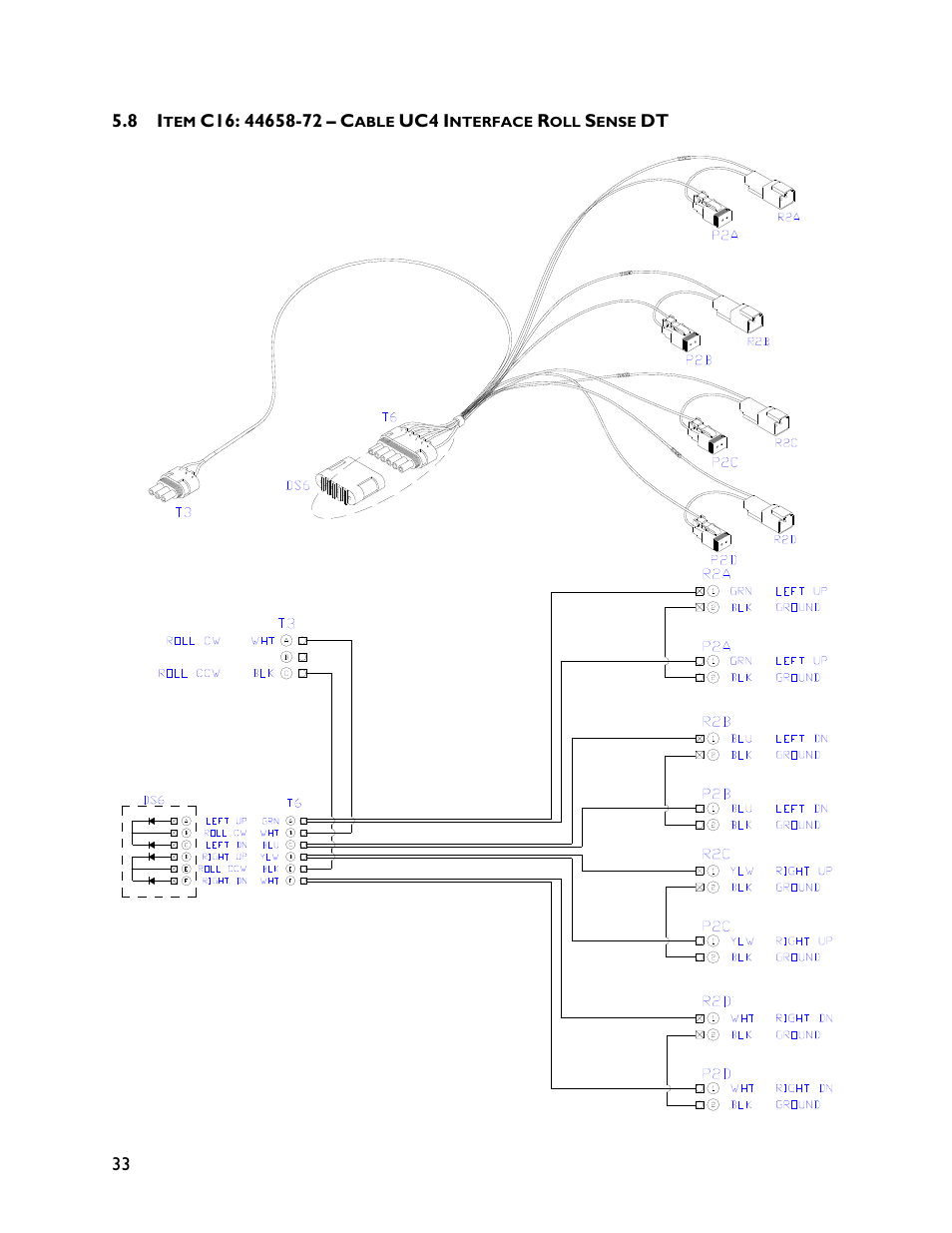 8 item c16: 44658-72 | NORAC UC4+BC+CS3 User Manual | Page 36 / 38