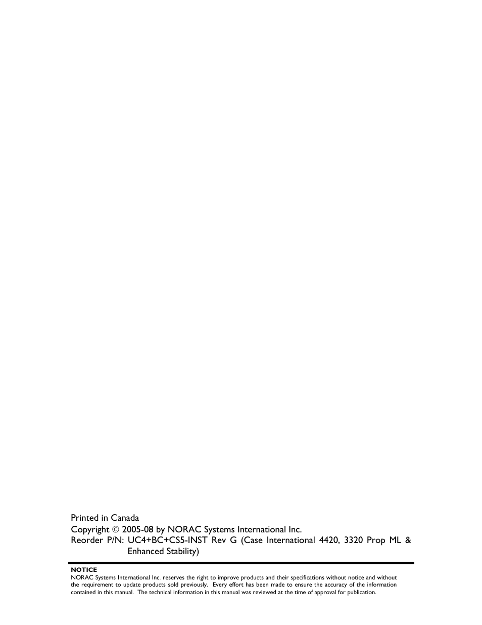 NORAC UC4+BC+CS5 User Manual | Page 2 / 44