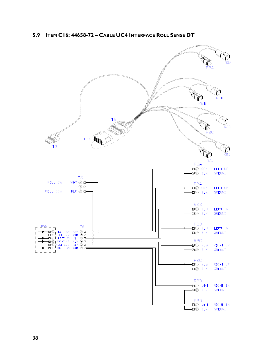 9 item c16: 44658-72 | NORAC UC4+BC+CS5 User Manual | Page 40 / 44