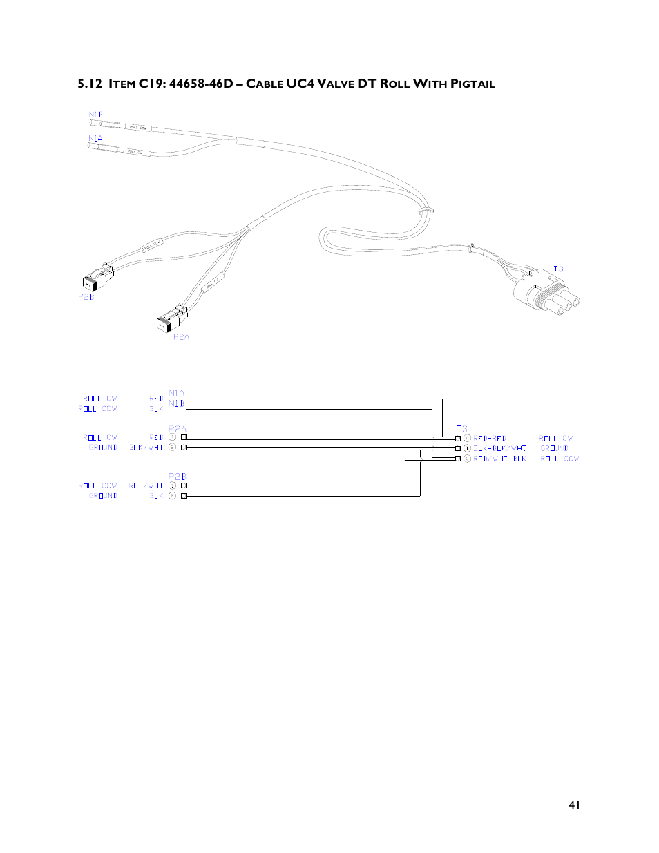 12 item c19: 44658-46d | NORAC UC4+BC+CS5 User Manual | Page 43 / 44