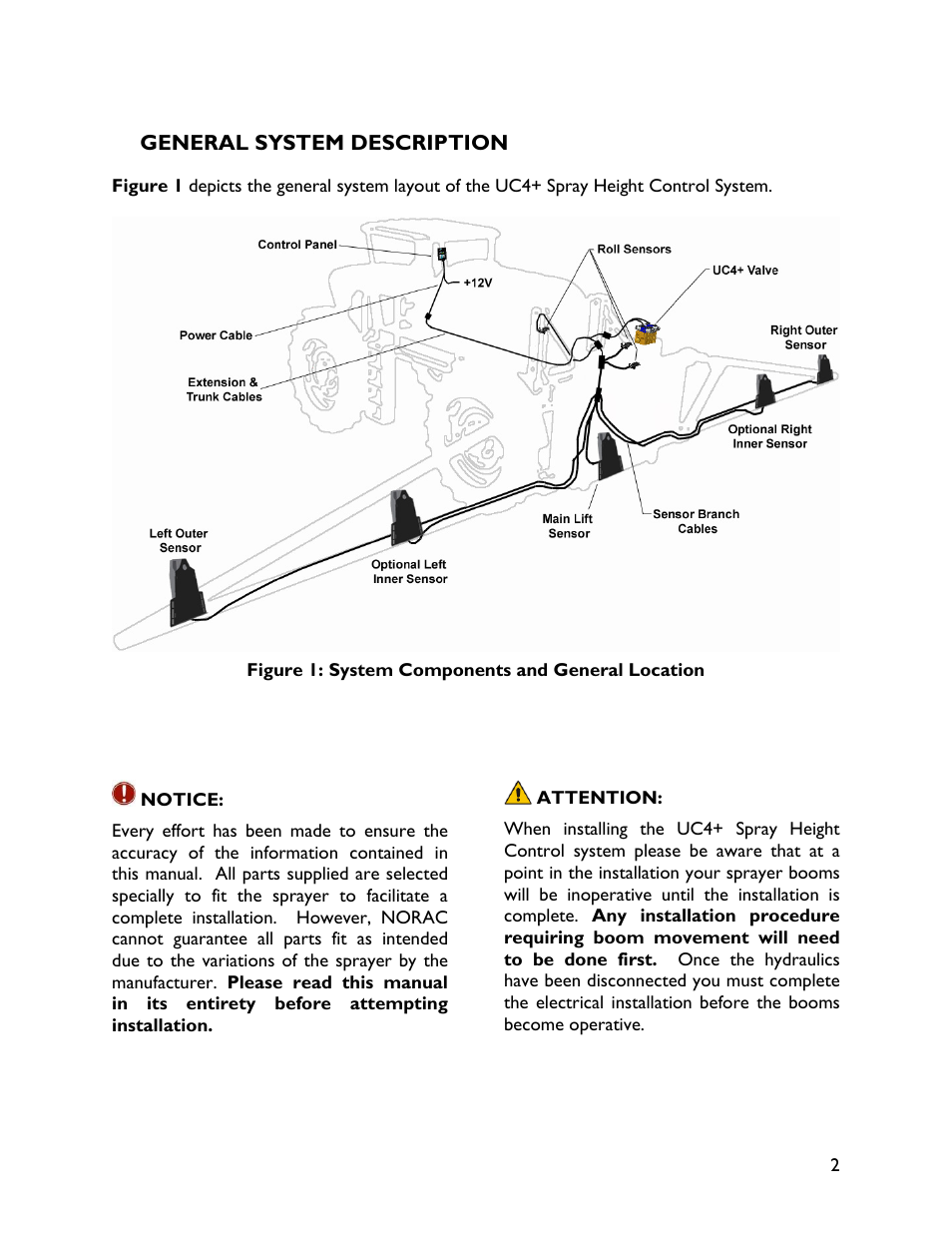 2 general system description | NORAC UC4+BC+CS5 User Manual | Page 5 / 44