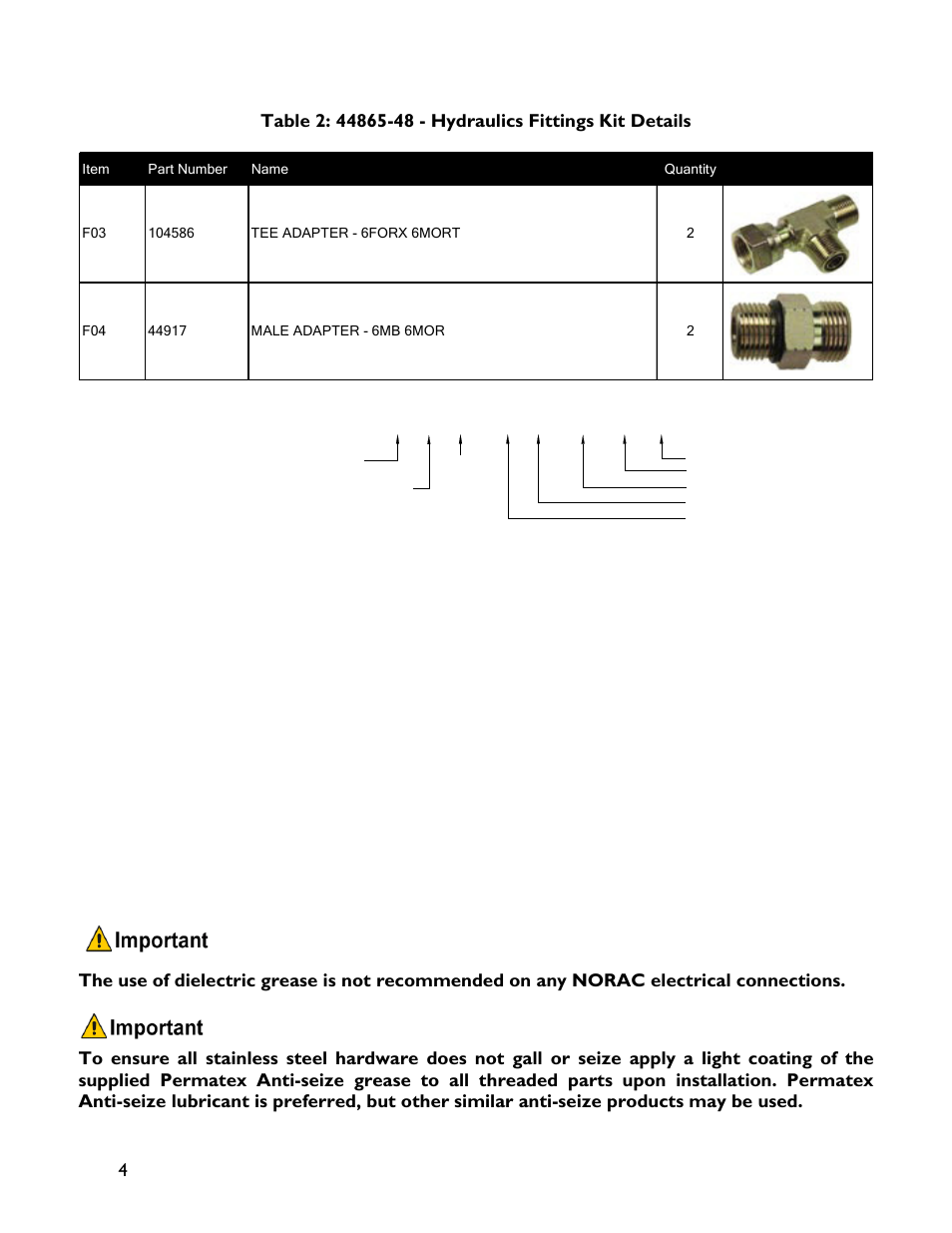 6 m b - 6 m or x 90 | NORAC UC4+CS4-4B User Manual | Page 6 / 15