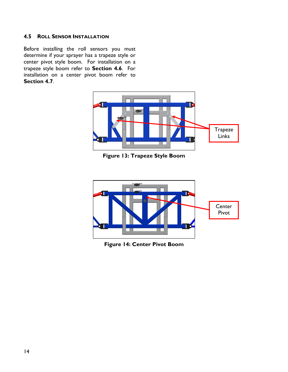 5 roll sensor installation | NORAC UC4+BC+GM1 User Manual | Page 16 / 35