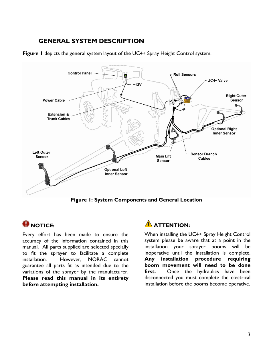2 general system description | NORAC UC4+BC+GM1 User Manual | Page 5 / 35