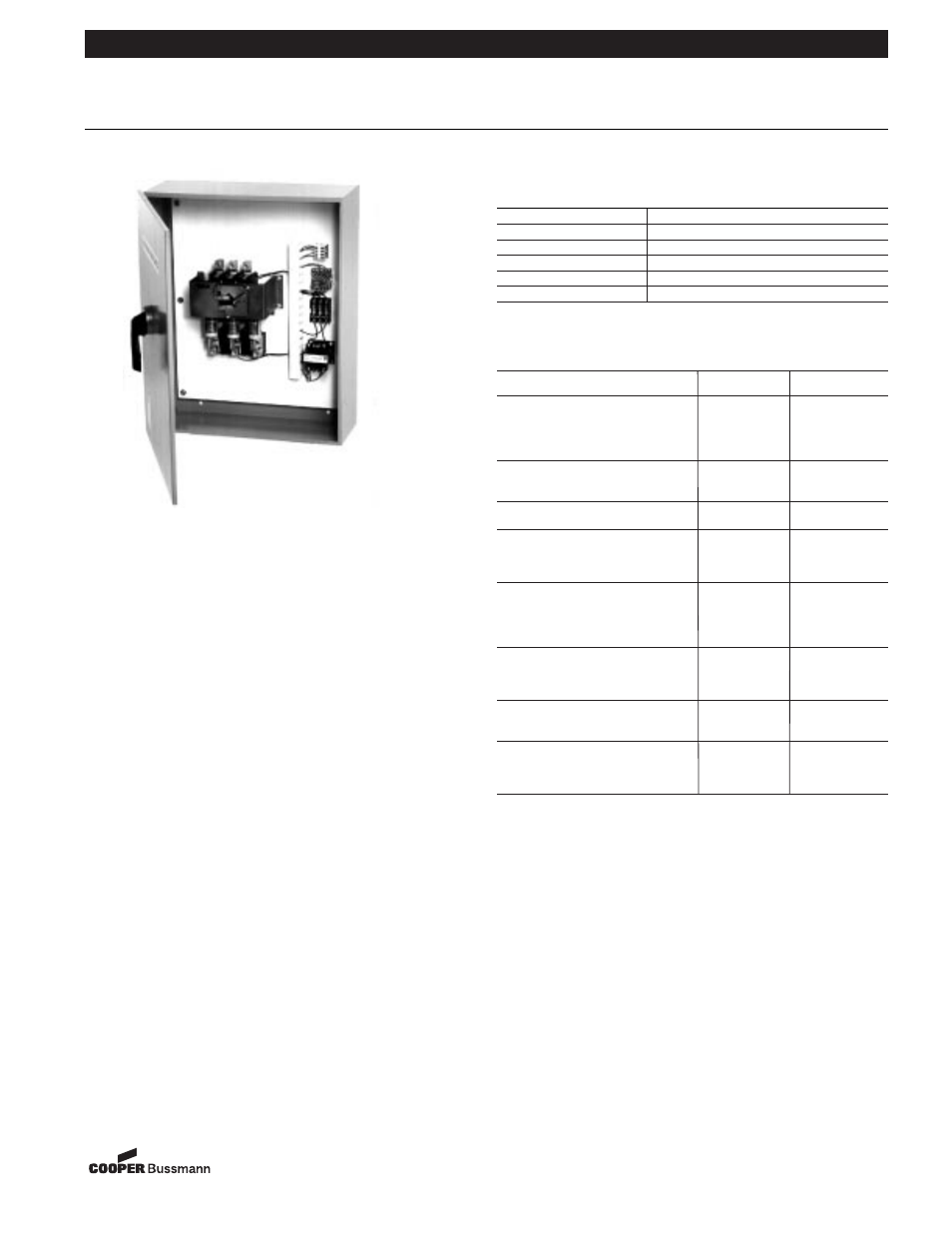 Cooper Bussmann Power Module PS User Manual | 5 pages