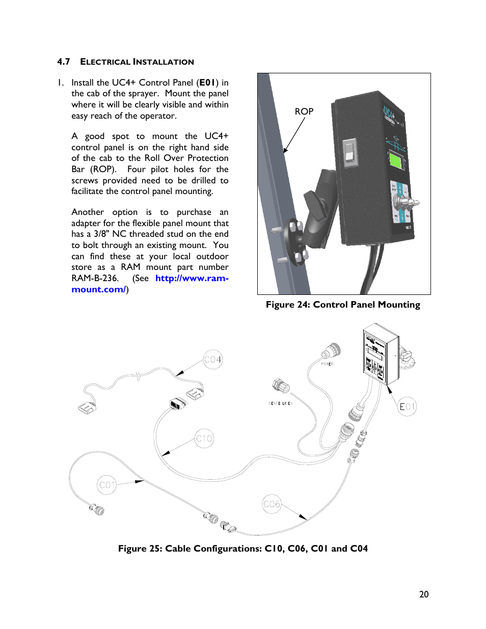 7 electrical installation | NORAC UC4+BC+HD1 User Manual | Page 23 / 32