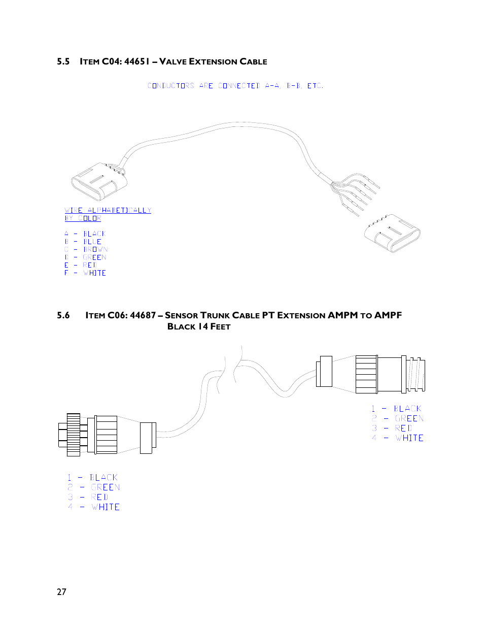 5 item c04: 44651, 6 item c06: 44687 | NORAC UC4+BC+HD1 User Manual | Page 30 / 32