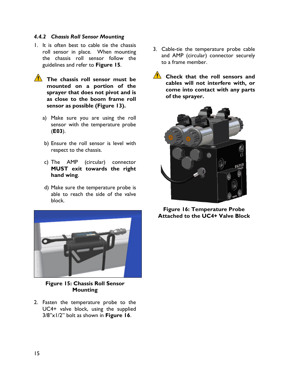 2 chassis roll sensor mounting | NORAC UC4+BC+HD3 Part 1 User Manual | Page 18 / 37