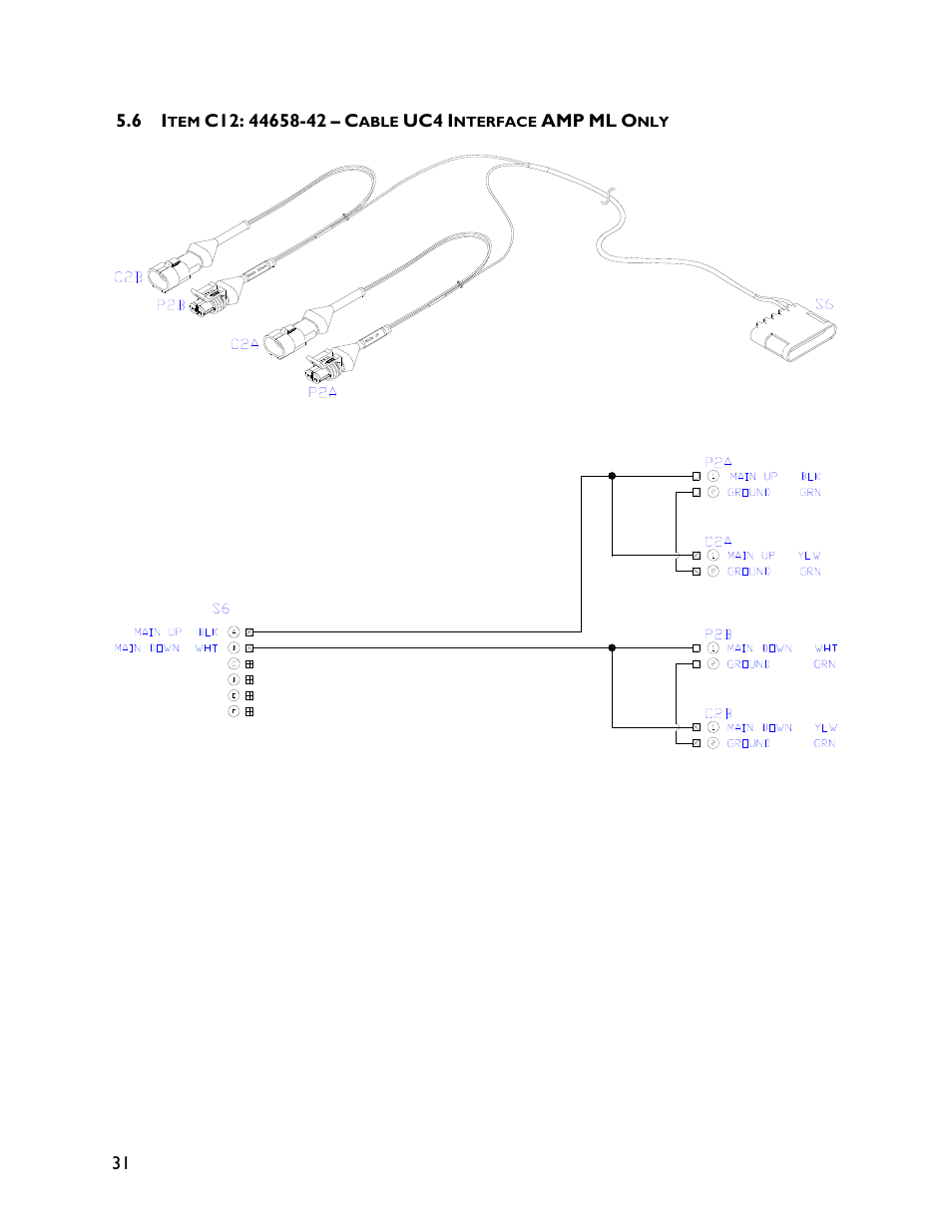 6 item c12: 44658-42 | NORAC UC4+BC+HD3 Part 1 User Manual | Page 34 / 37