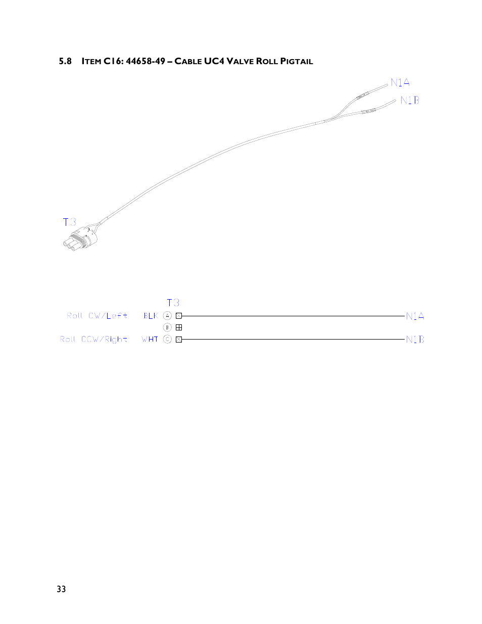 8 item c16: 44658-49 | NORAC UC4+BC+HD3 Part 1 User Manual | Page 36 / 37