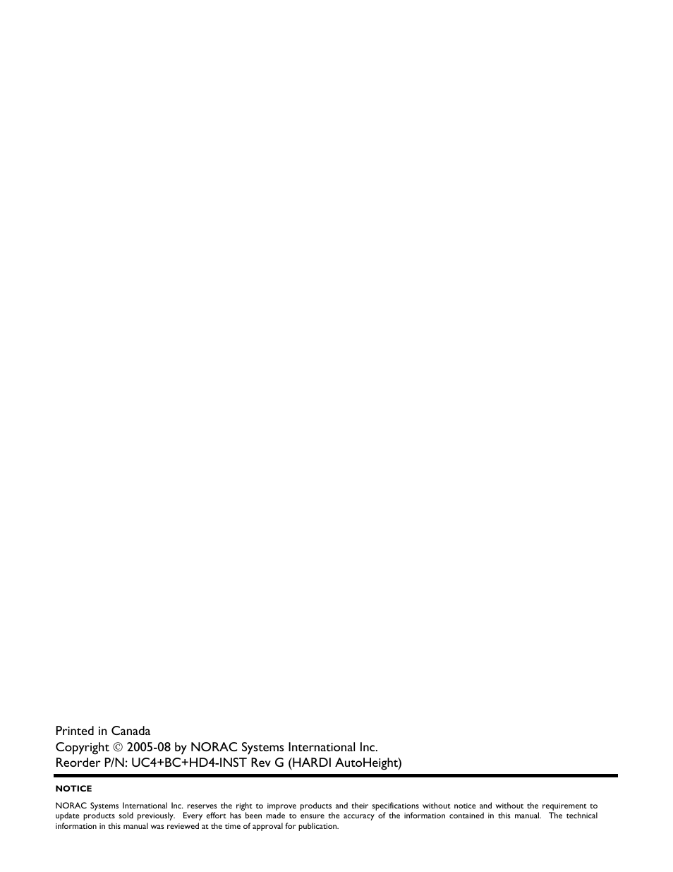NORAC UC4+BC+HD4 Part 1 User Manual | Page 2 / 47