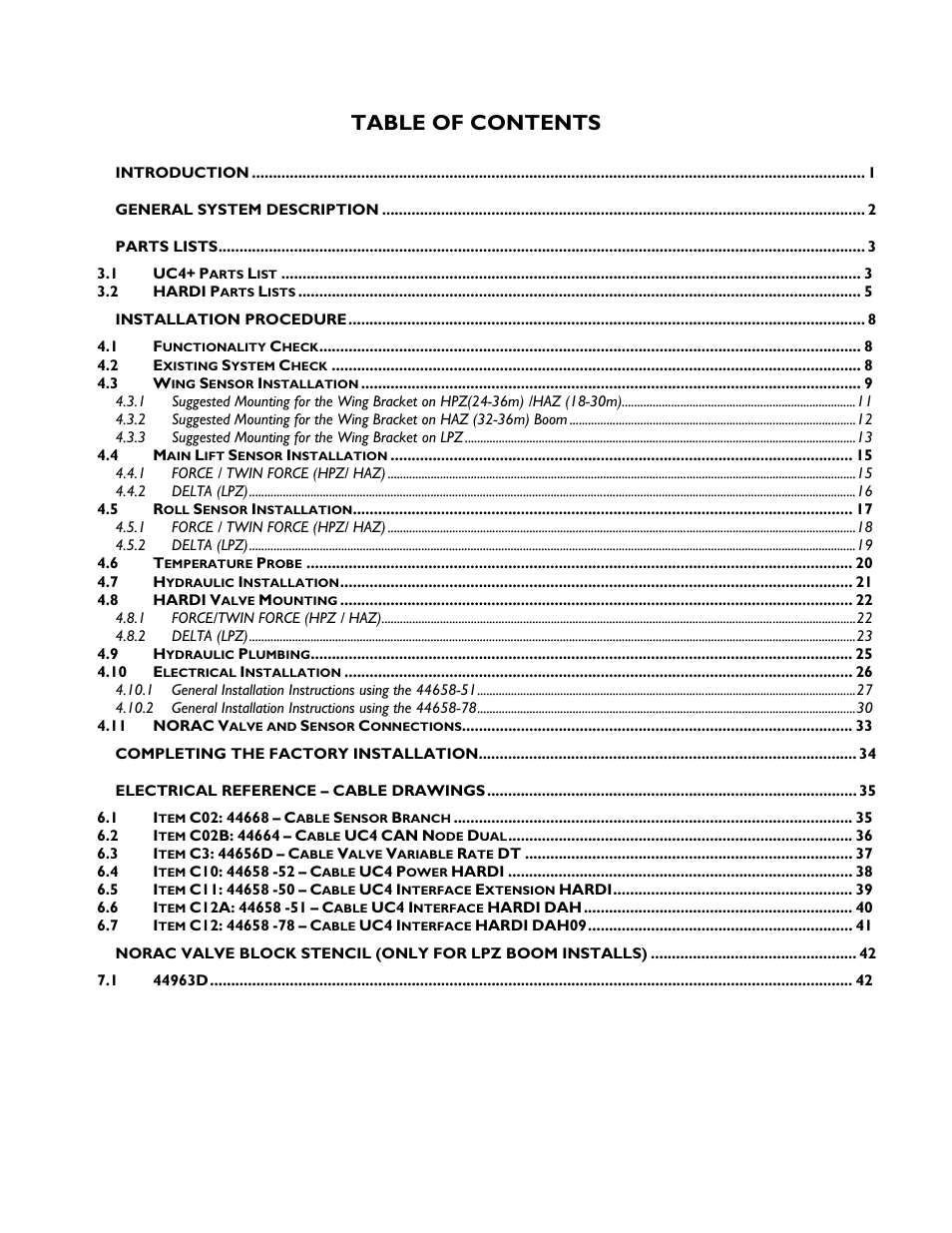 NORAC UC4+BC+HD4 Part 1 User Manual | Page 3 / 47