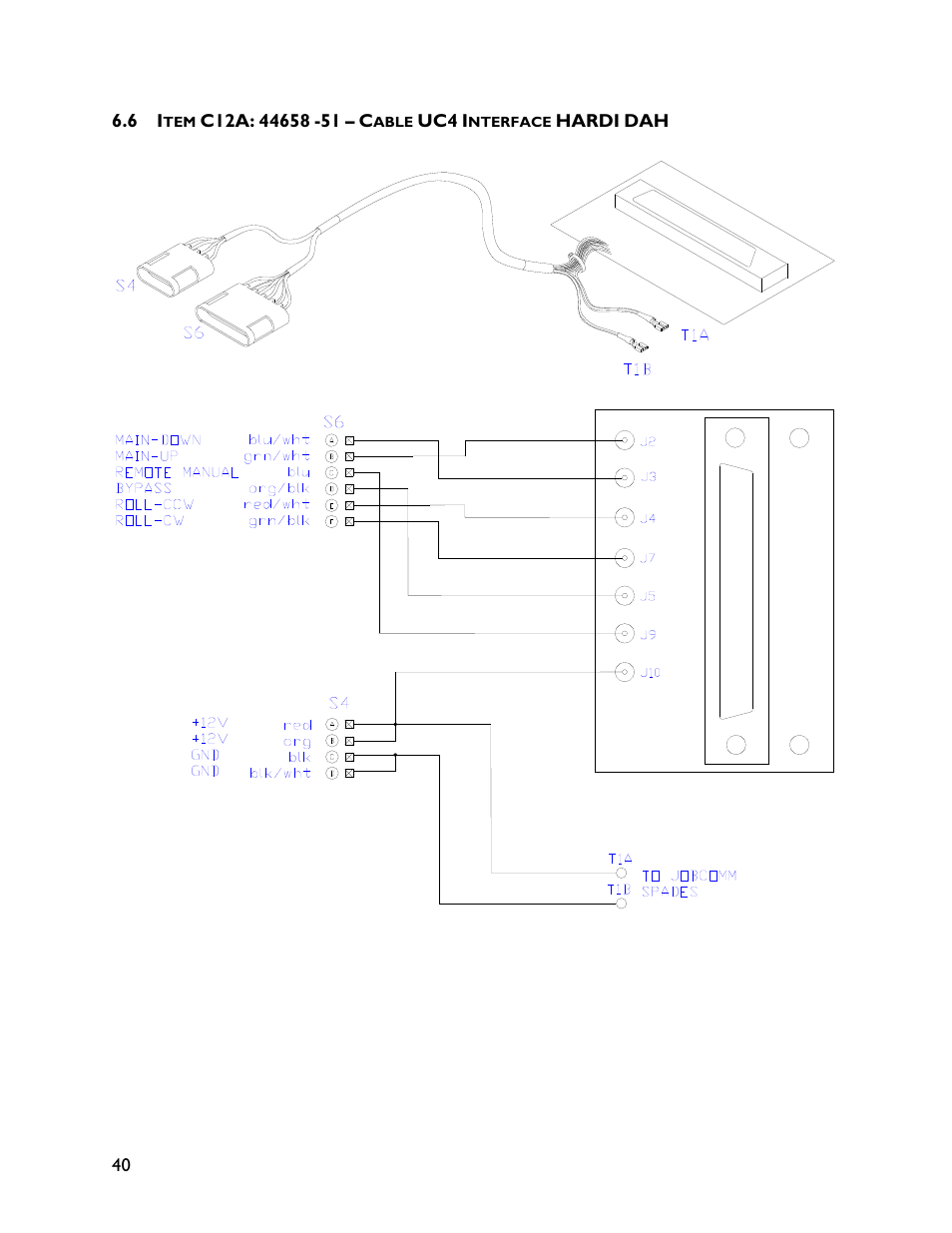 6 item c12a: 44658 -51 | NORAC UC4+BC+HD4 Part 1 User Manual | Page 44 / 47