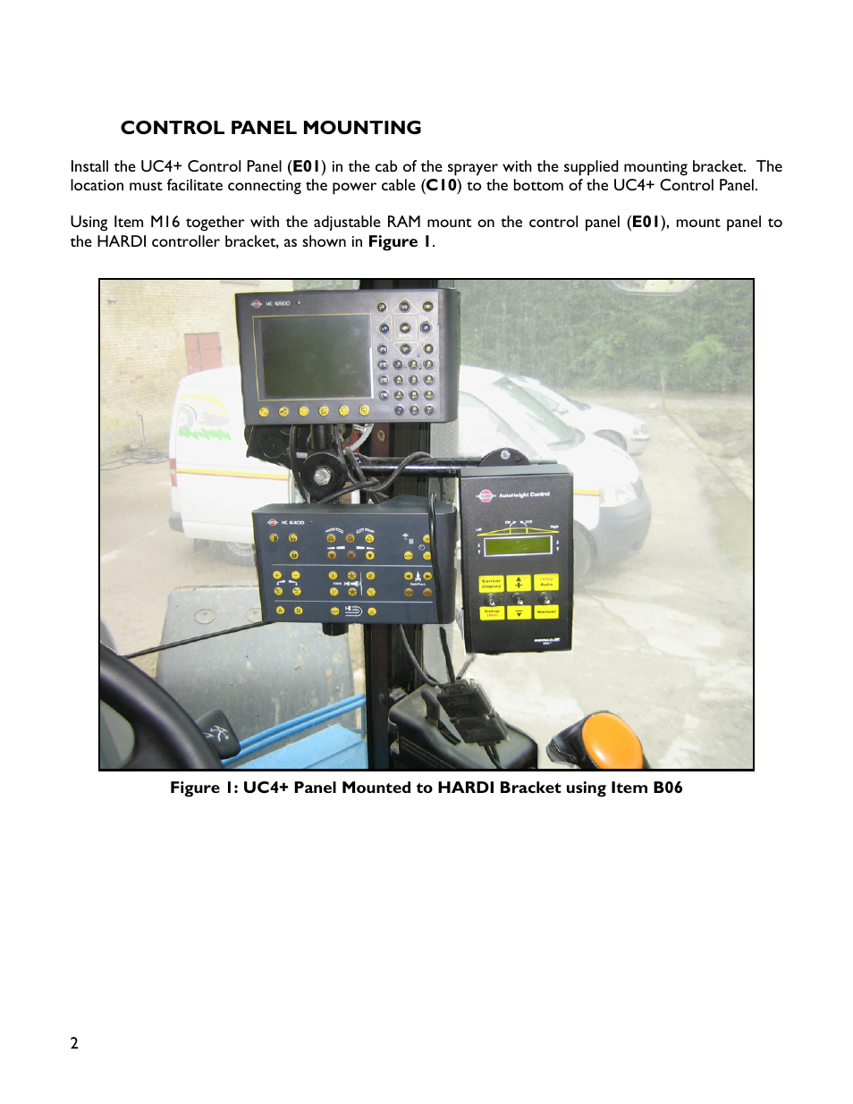 3 control panel mounting | NORAC UC4+BC+HD4 Part 2 User Manual | Page 4 / 9