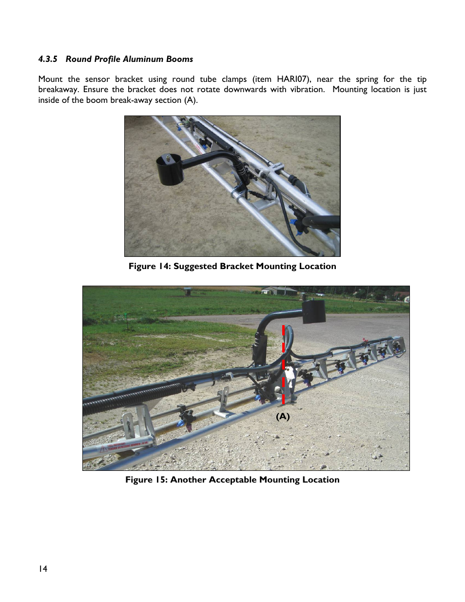 5 round profile aluminum booms | NORAC UC4+BC+HD5 Part 1 User Manual | Page 18 / 32