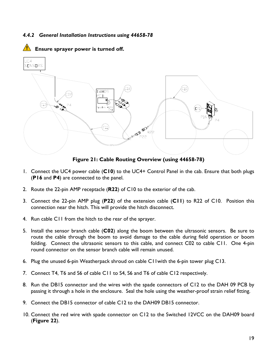 2 general installation instructions using 44658-78 | NORAC UC4+BC+HD5 Part 1 User Manual | Page 23 / 32