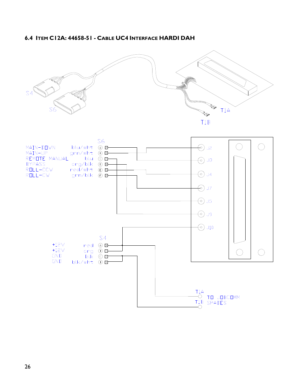 4 item c12a: 44658-51 | NORAC UC4+BC+HD5 Part 1 User Manual | Page 30 / 32