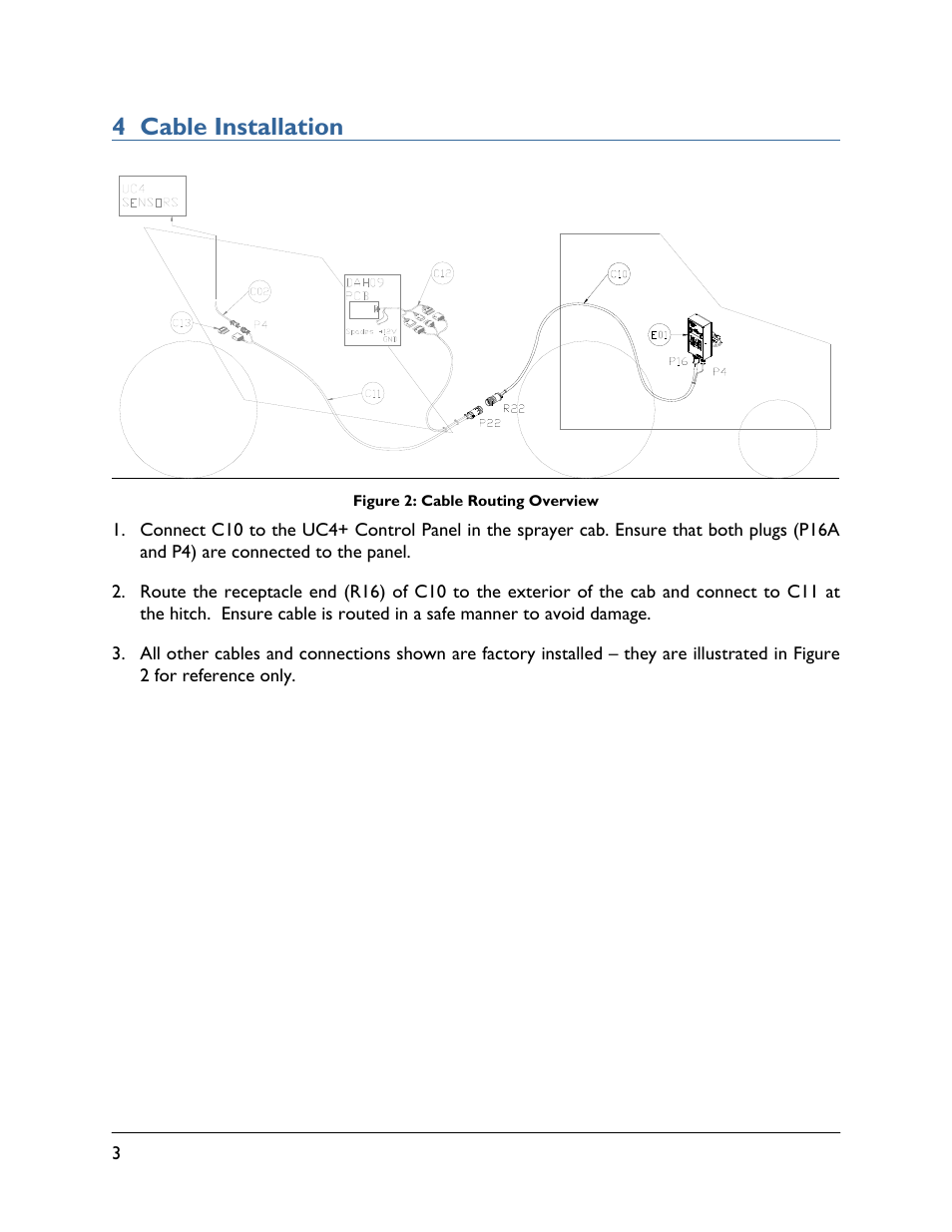 4 cable installation | NORAC UC4+BC+HD5 Part 2 User Manual | Page 6 / 12