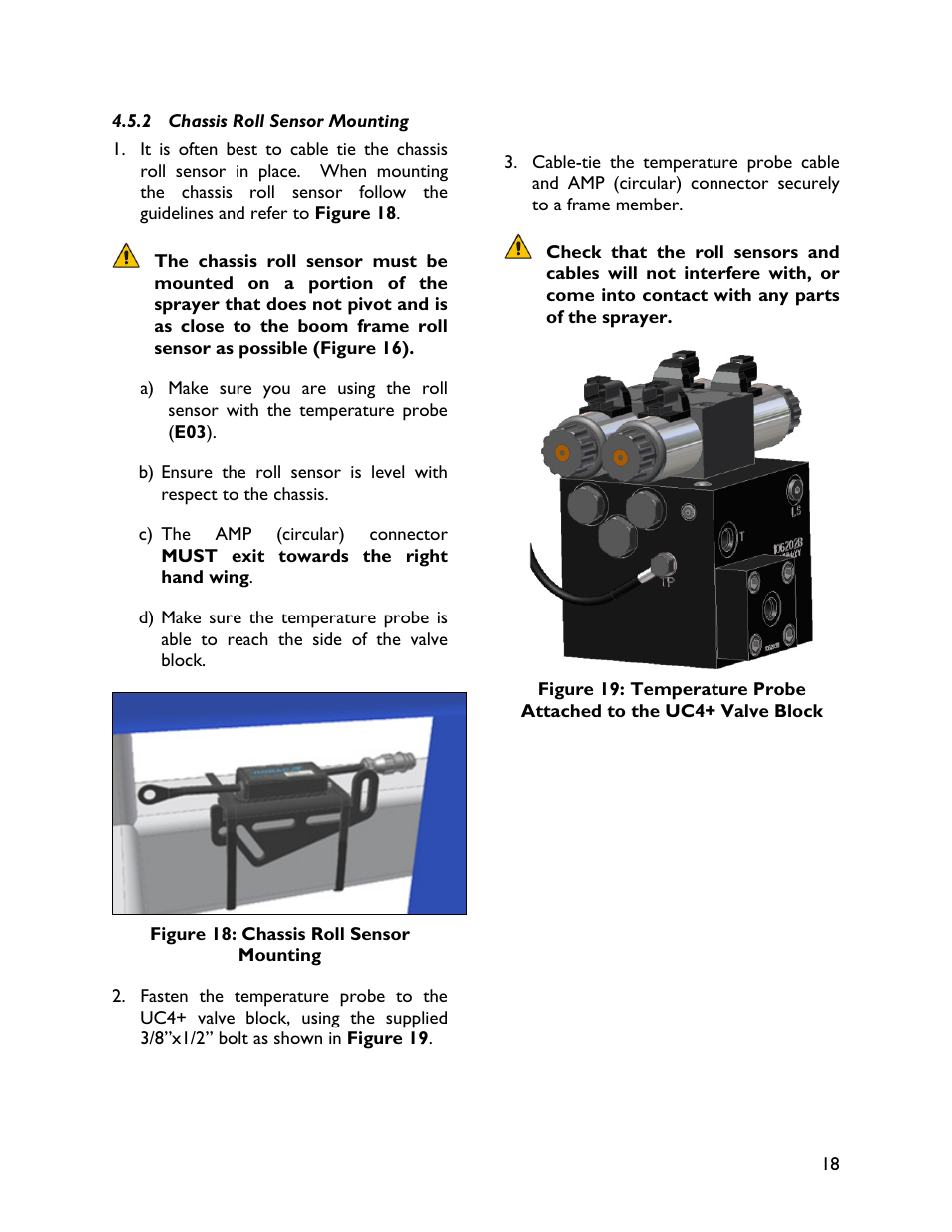 2 chassis roll sensor mounting | NORAC UC4+BC+HD7 User Manual | Page 21 / 41