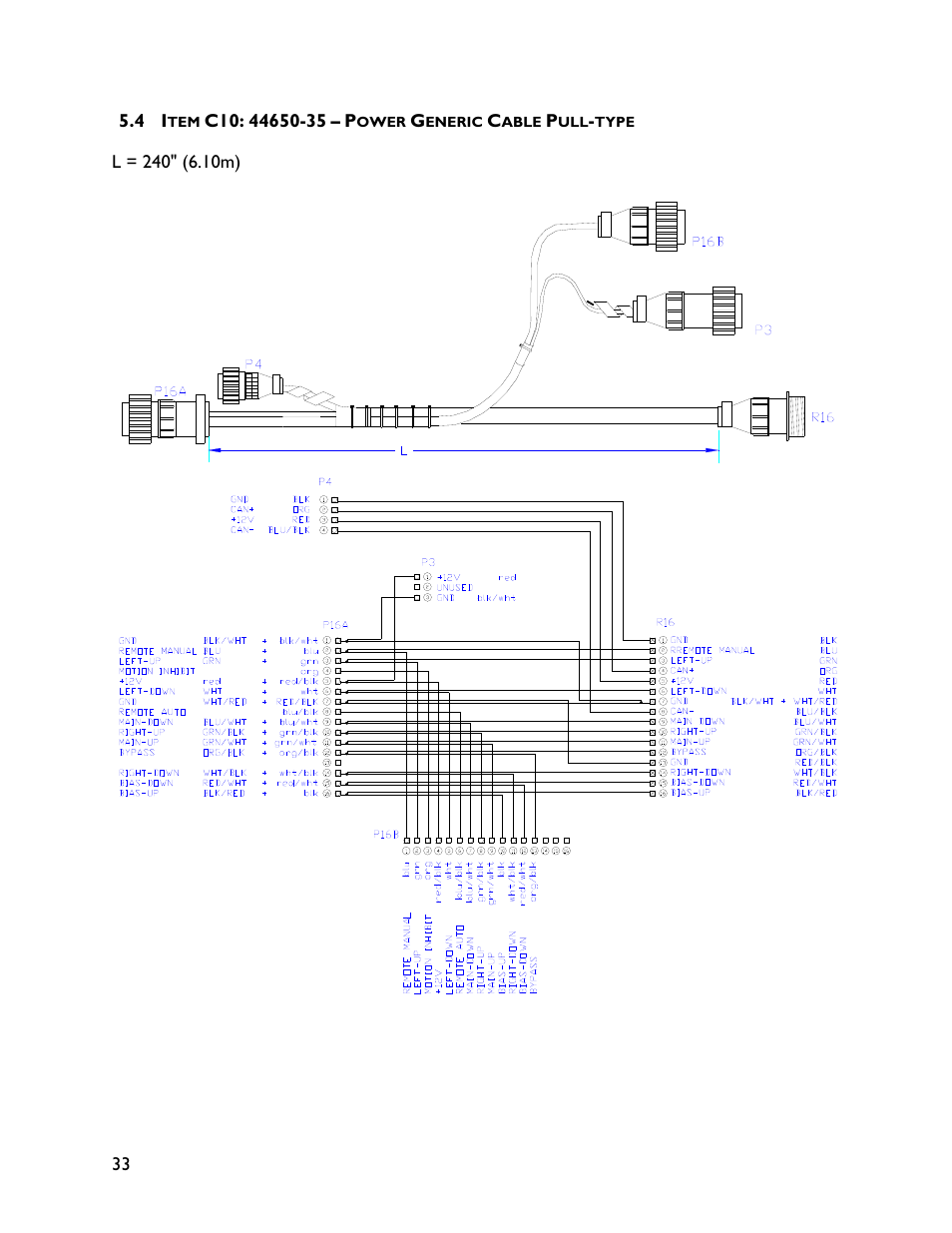 4 item c10: 44650-35 | NORAC UC4+BC+HD7 User Manual | Page 36 / 41