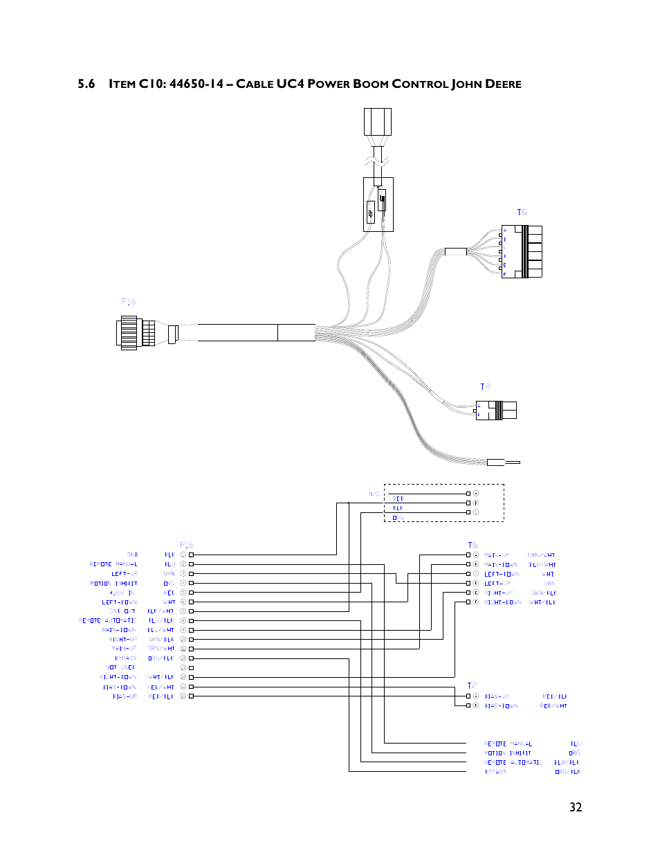 6 item c10: 44650-14 | NORAC UC4+BC+JD6 User Manual | Page 35 / 37