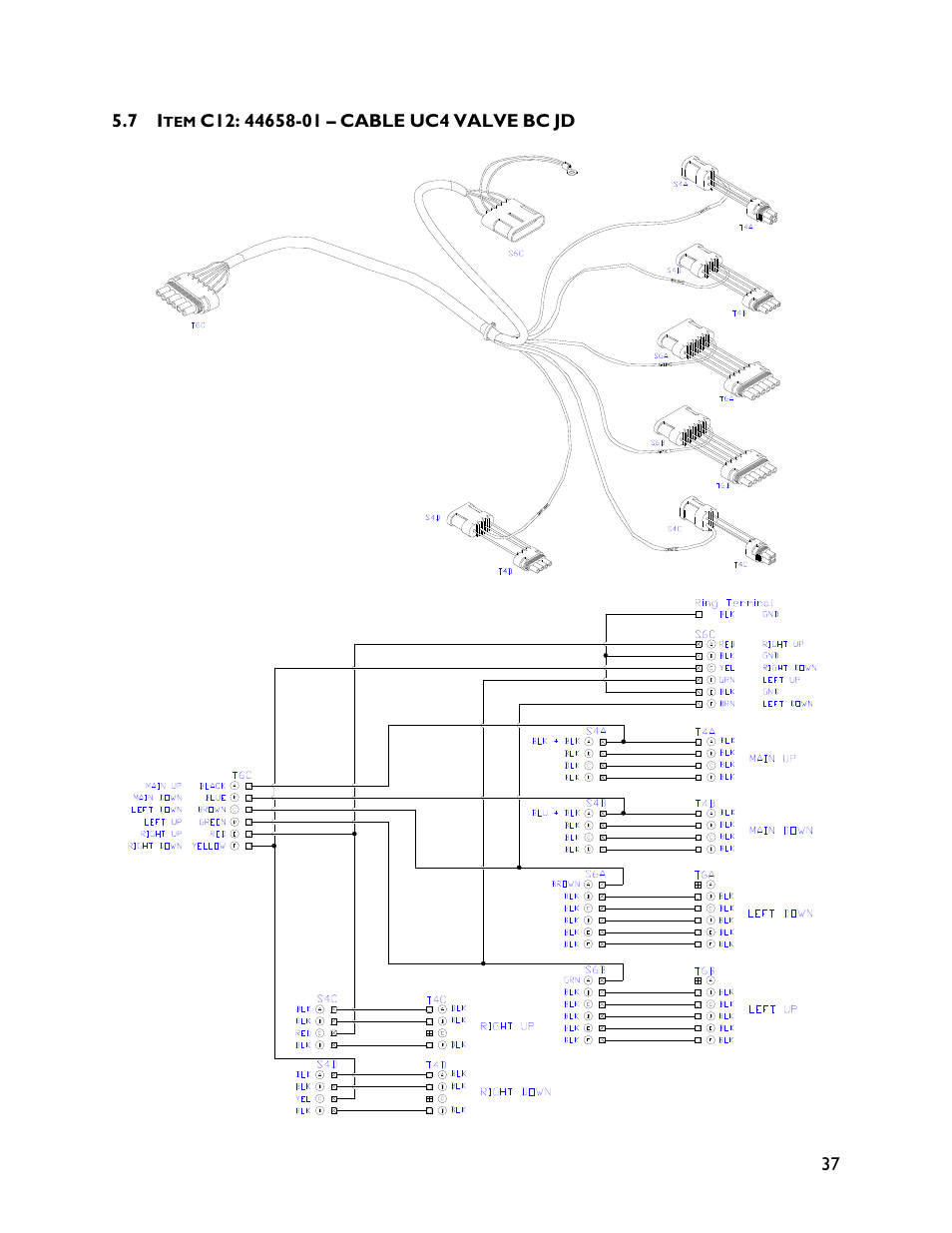 7 item c12: 44658-01 | NORAC UC4+BC+JD7 User Manual | Page 39 / 44