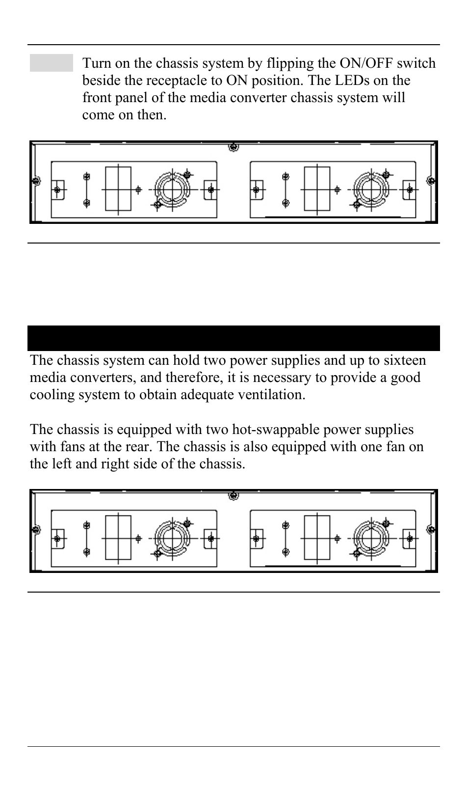Cooling system | ClearCube Media Converter Chassis System F6151 User Manual | Page 14 / 22