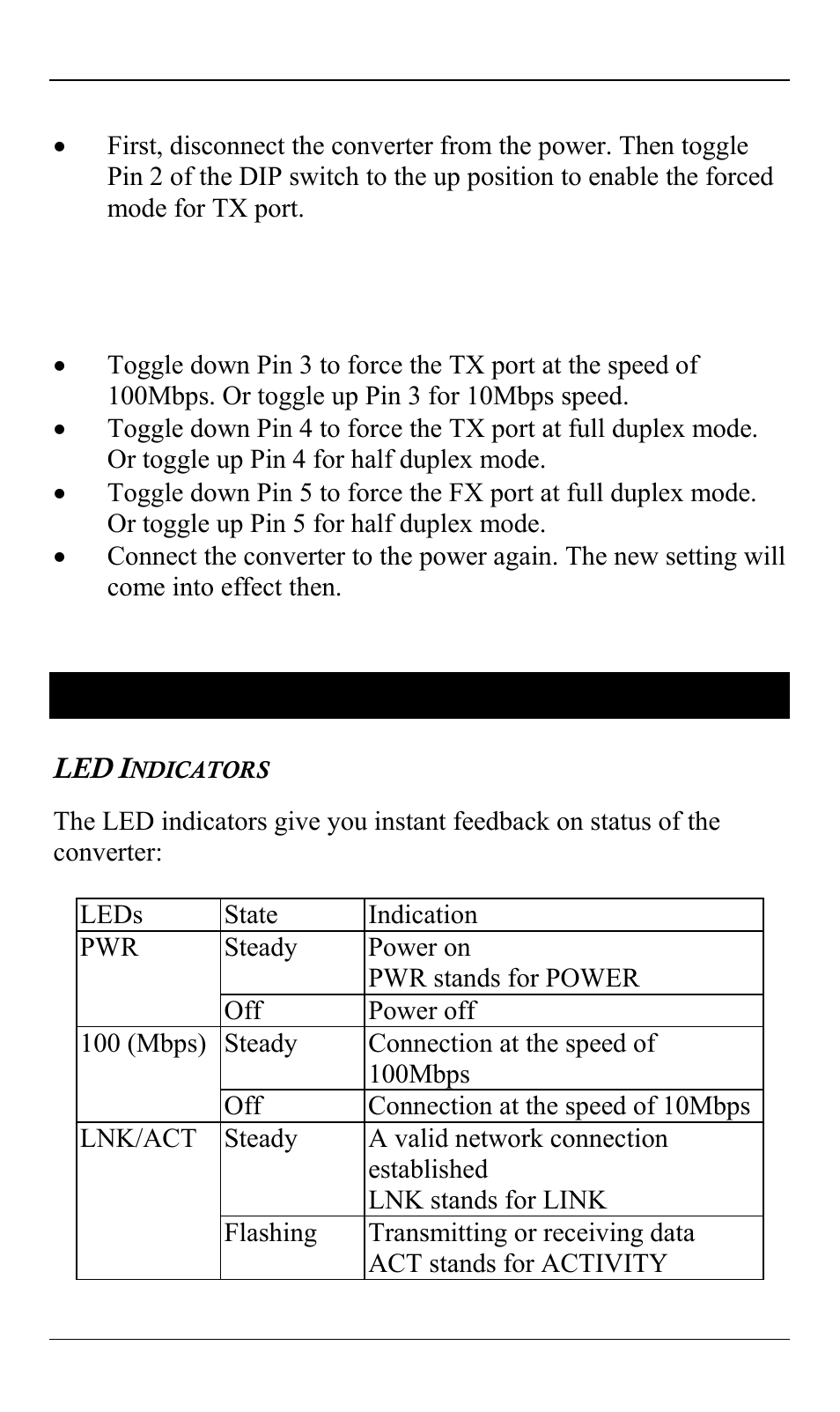 Front panel & leds, Led indicators | ClearCube Media Converter Chassis System F6151 User Manual | Page 17 / 22