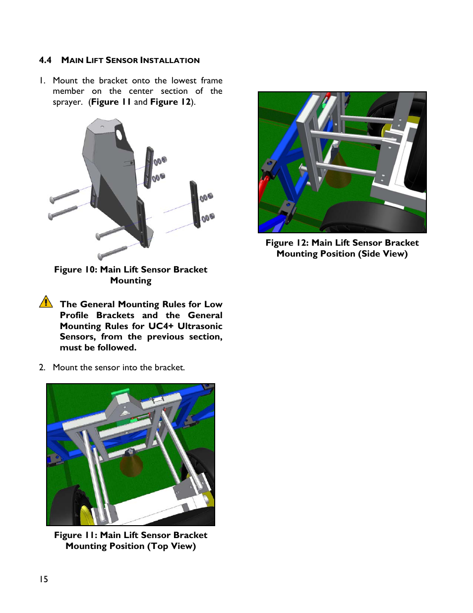 4 main lift sensor installation | NORAC UC4+BC+JD7A User Manual | Page 18 / 51