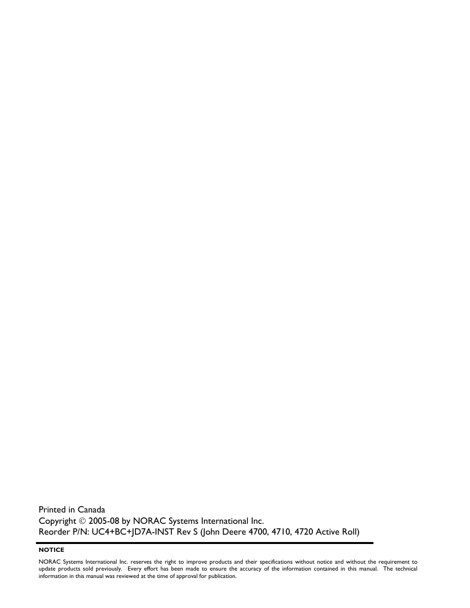 NORAC UC4+BC+JD7A User Manual | Page 2 / 51