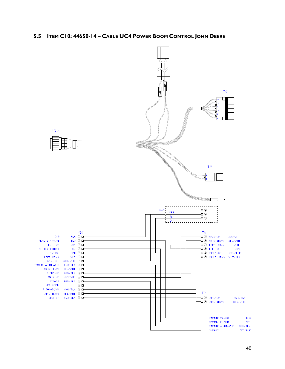 5 item c10: 44650-14 | NORAC UC4+BC+JD7A User Manual | Page 43 / 51