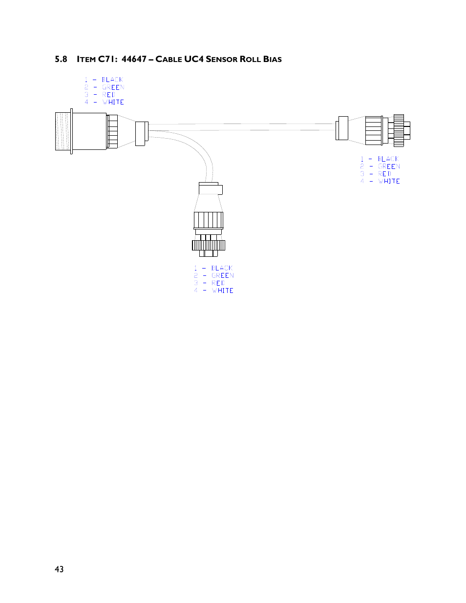 8 item c71: 44647 | NORAC UC4+BC+JD7A User Manual | Page 46 / 51