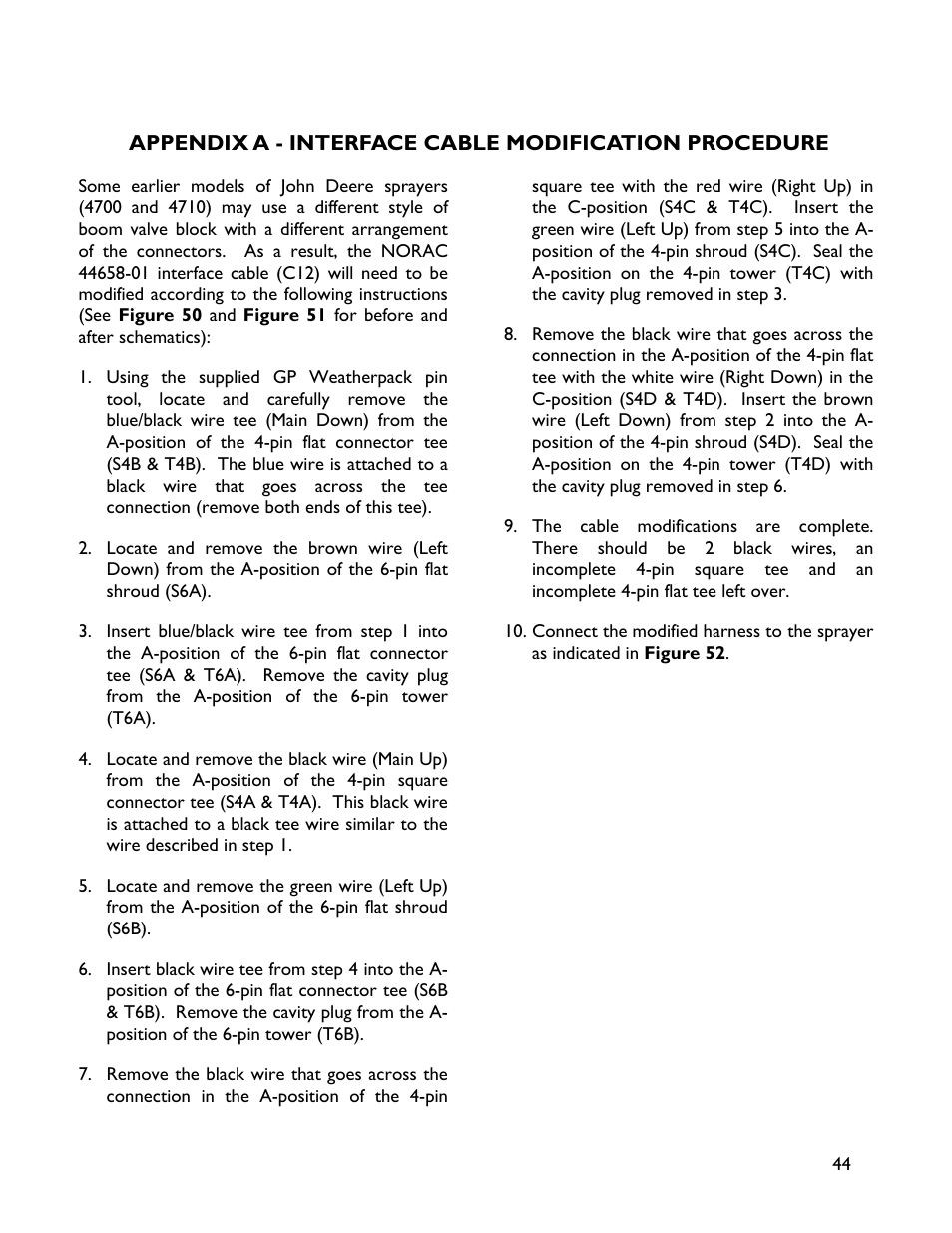 NORAC UC4+BC+JD7A User Manual | Page 47 / 51