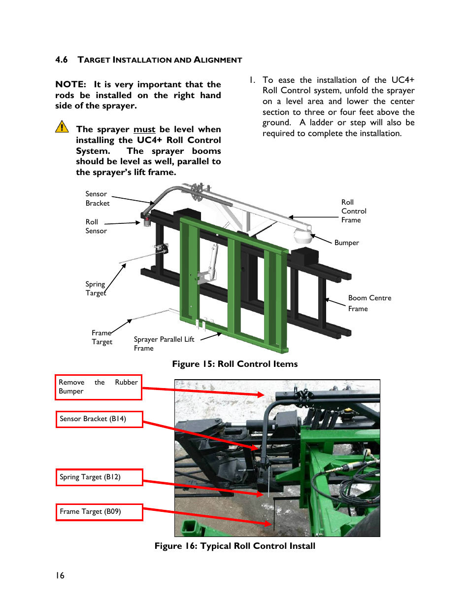 6 target installation and alignment | NORAC UC4+BC+JD8A User Manual | Page 20 / 49