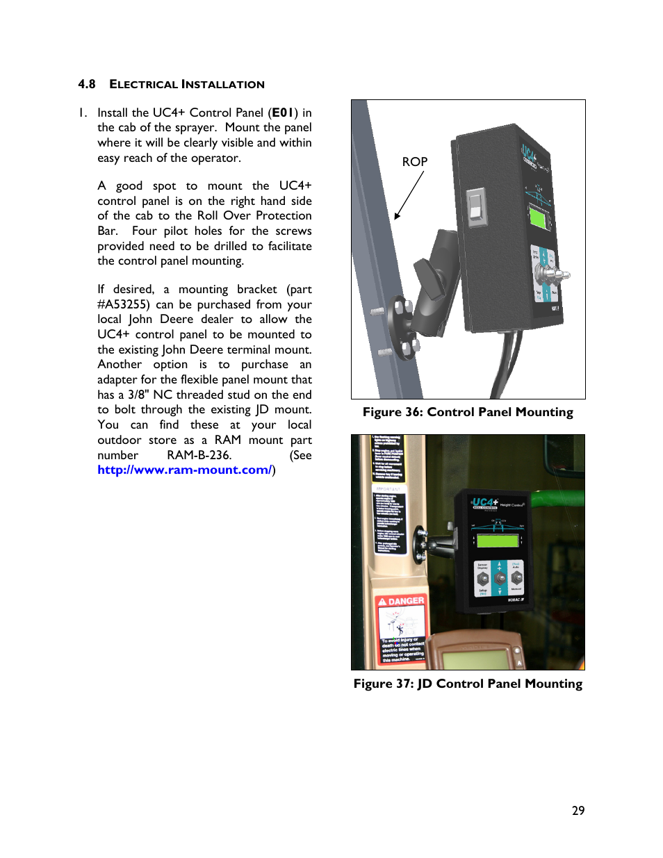 8 electrical installation | NORAC UC4+BC+JD8A User Manual | Page 33 / 49