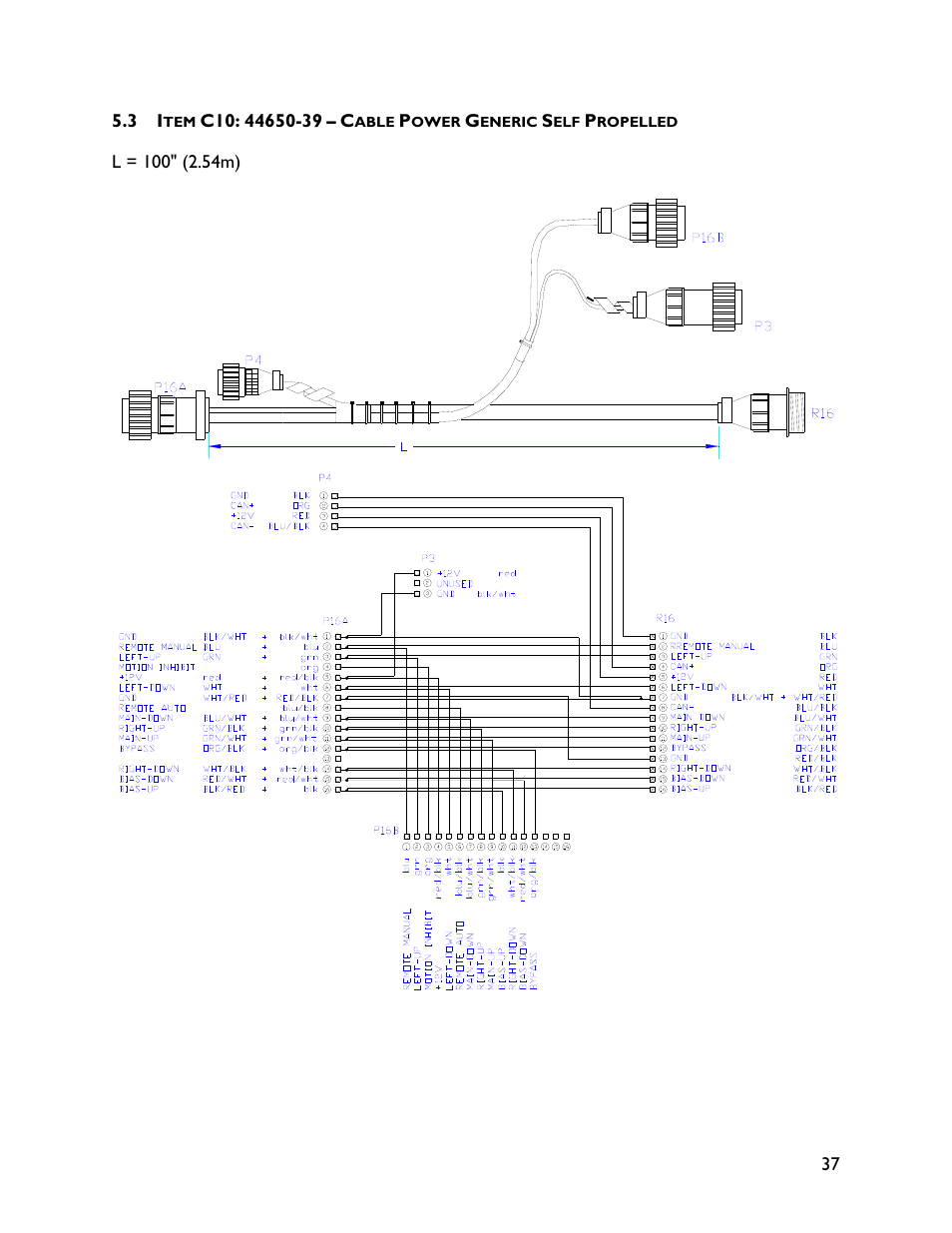 3 item c10: 44650-39 | NORAC UC4+BC+JD8A User Manual | Page 41 / 49