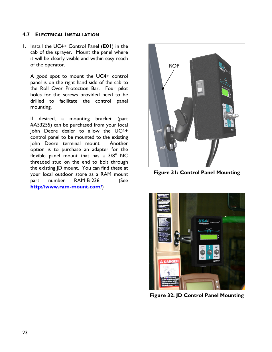 7 electrical installation | NORAC UC4+BC+JD10 User Manual | Page 26 / 38