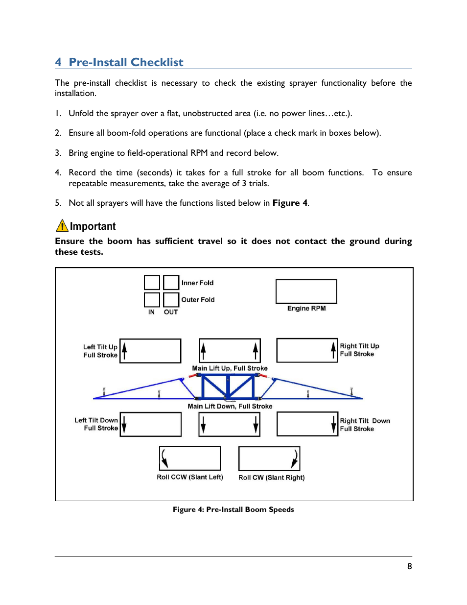 4 pre-install checklist | NORAC UC4+BC+JD11 User Manual | Page 11 / 39