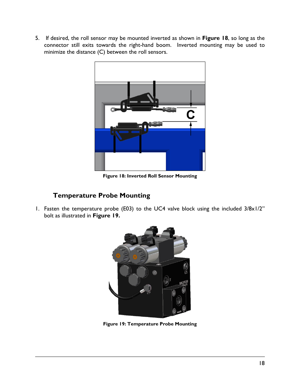 3 temperature probe mounting | NORAC UC4+BC+JD11 User Manual | Page 21 / 39