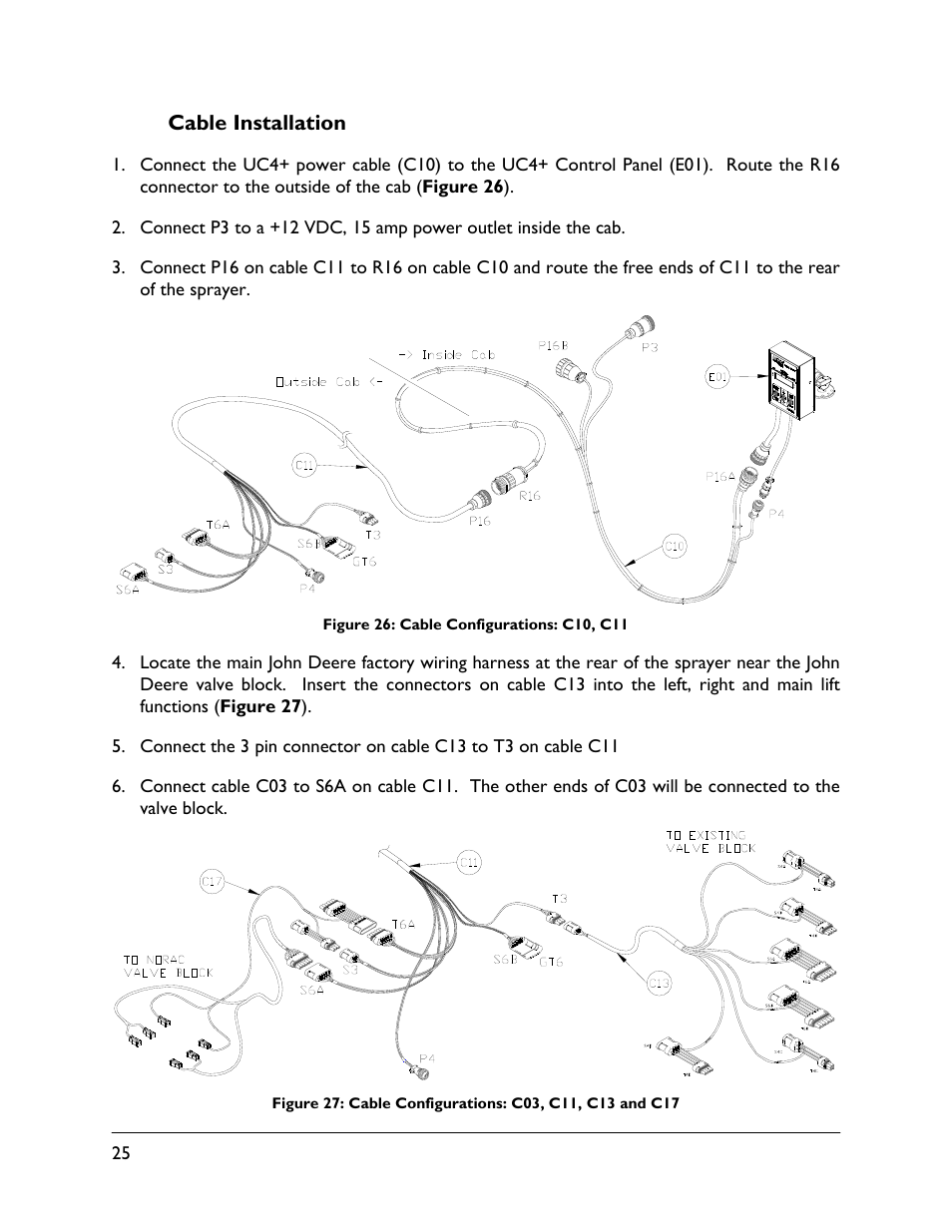 2 cable installation | NORAC UC4+BC+JD11 User Manual | Page 28 / 39