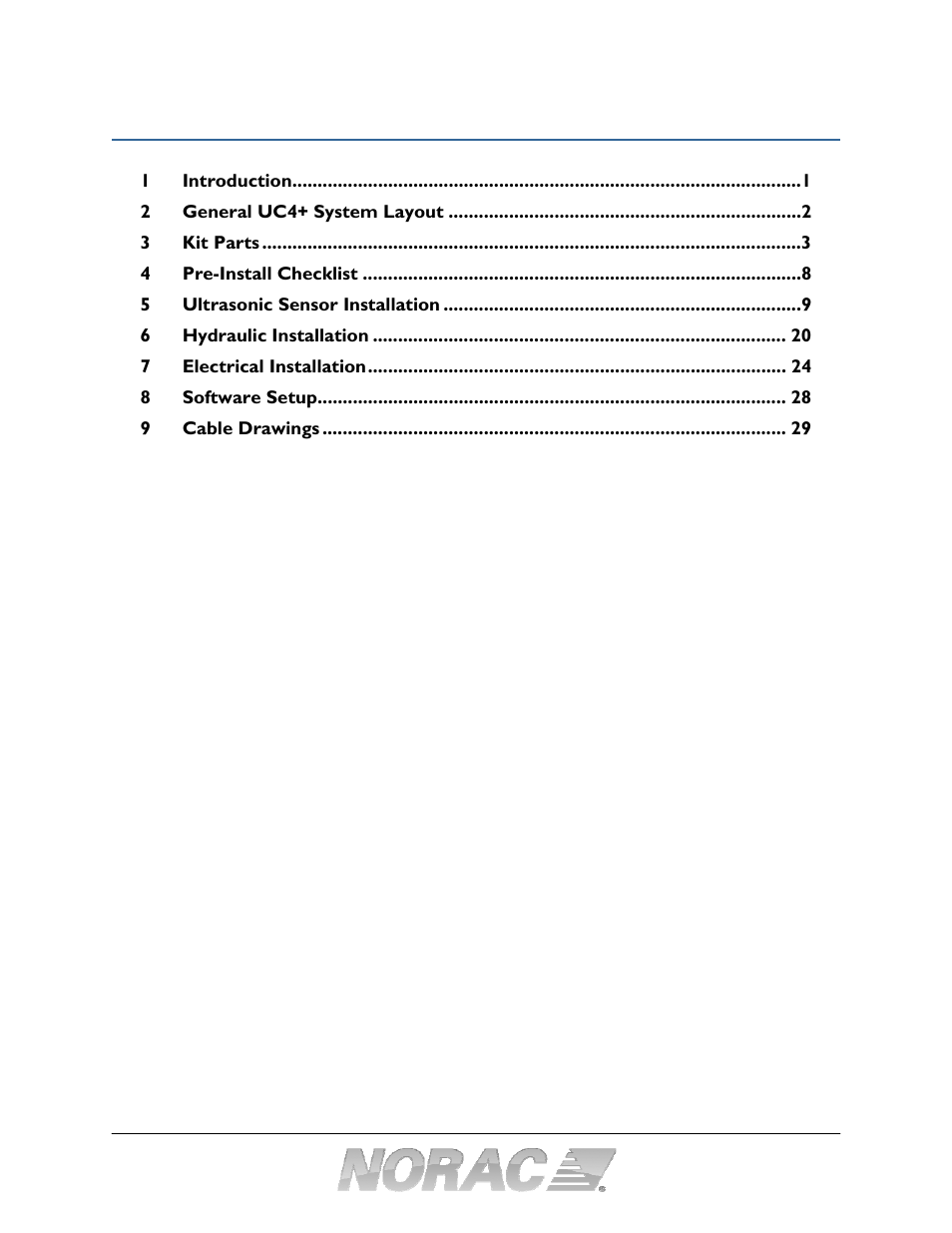 NORAC UC4+BC+JD11 User Manual | Page 3 / 39