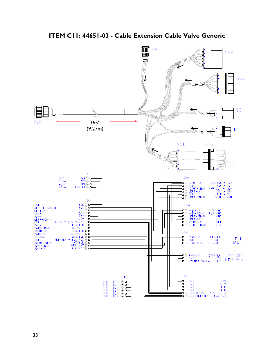 5 item c11: 44651-03 | NORAC UC4+BC+JD11 User Manual | Page 36 / 39