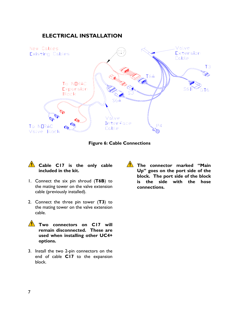 4 electrical installation | NORAC UC4+JD9-4B User Manual | Page 10 / 13