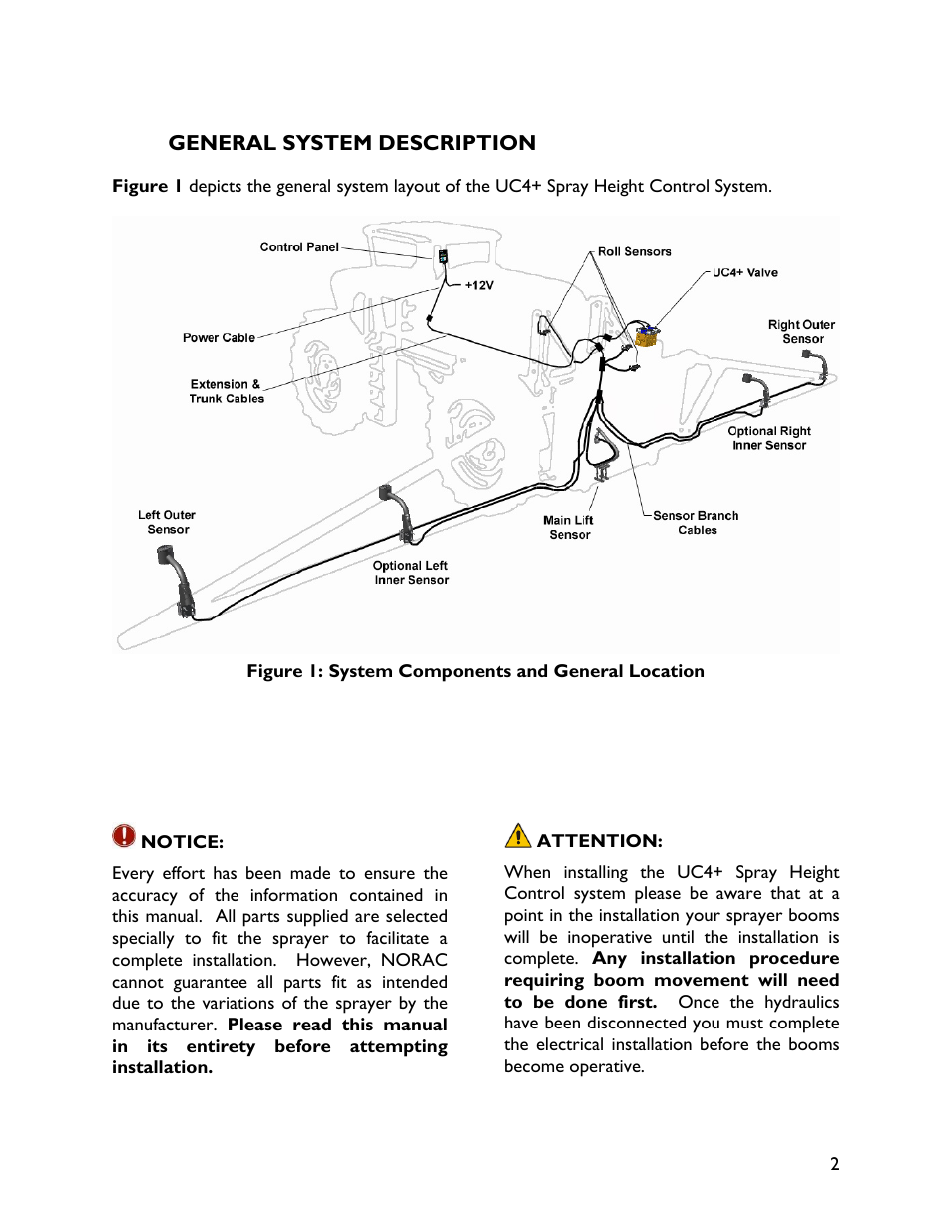 2 general system description | NORAC UC4+BC+MC1 User Manual | Page 5 / 36