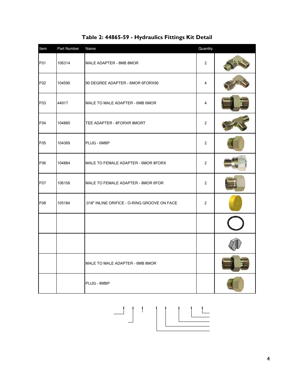 6 m b - 6 m or x 90, Fitting name example | NORAC UC4+BC+MC1 User Manual | Page 7 / 36