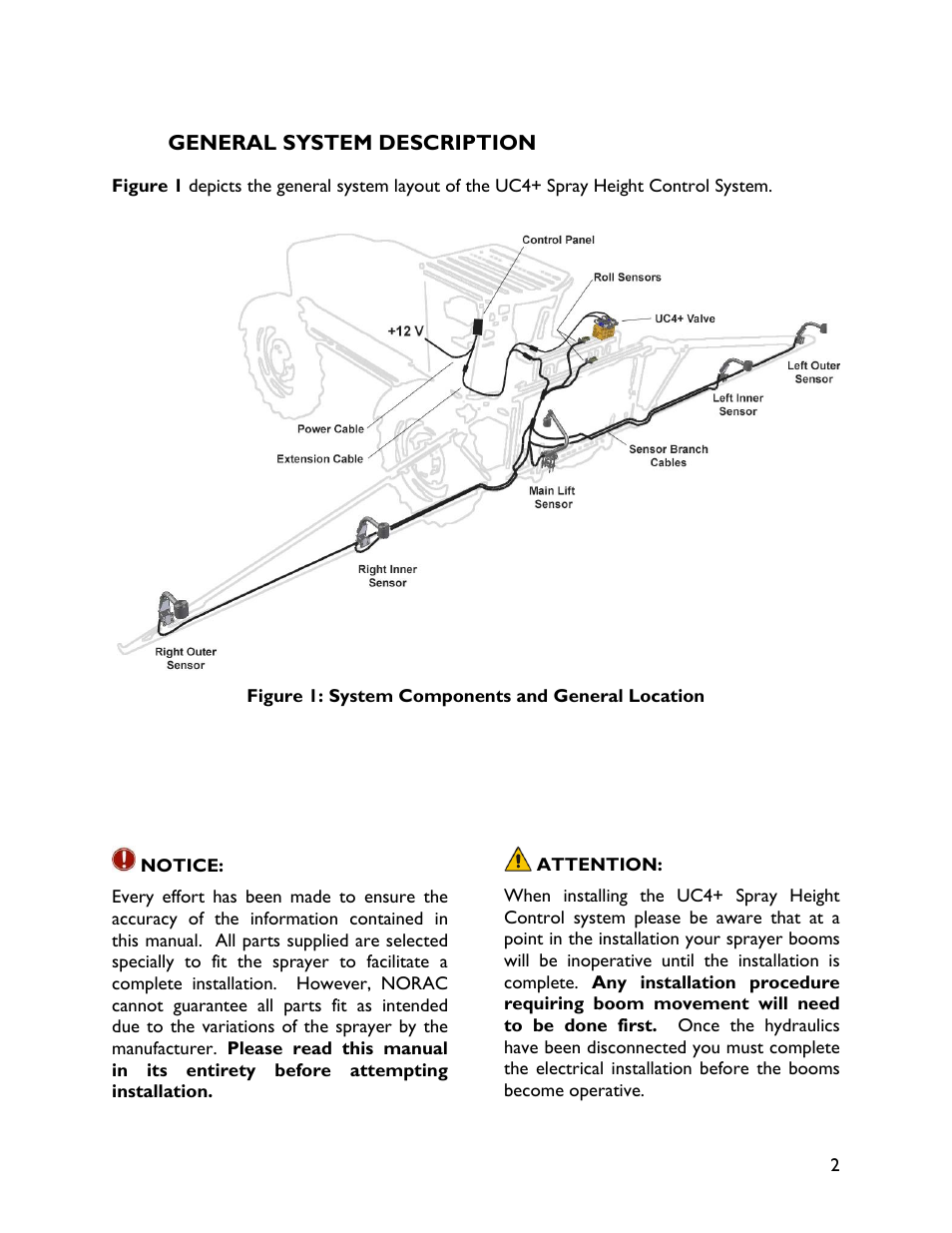 2 general system description | NORAC UC4+BC+NT3 User Manual | Page 5 / 36